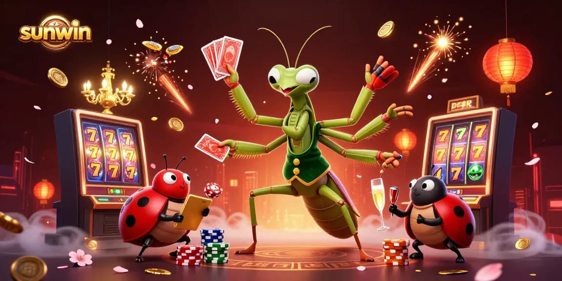 Engage in thrill and excitement with sunwin's vibrant casino scene featuring dynamic games and enchanting characters.