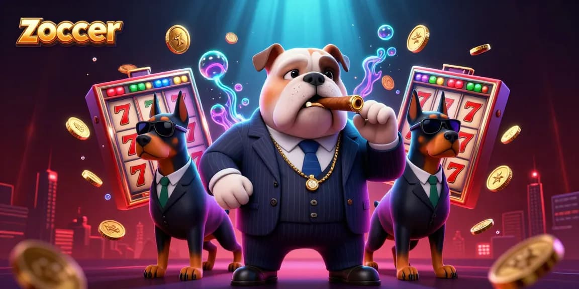 Zoccer spins the reels with thrilling slot action and a mafia-themed 3D illustration