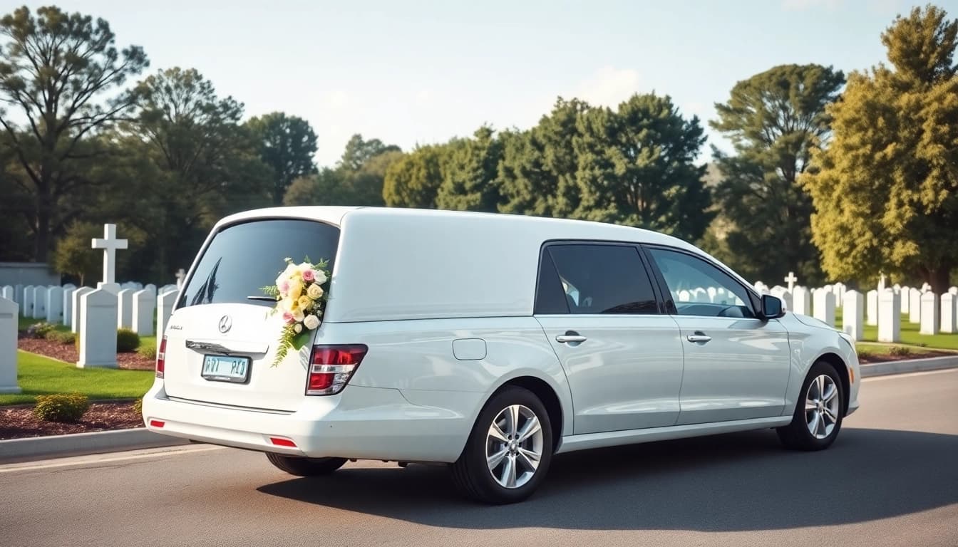 Transport pokojnika Španija koristi elegantan voz za prevoz s cvjetnim aranžmanima.