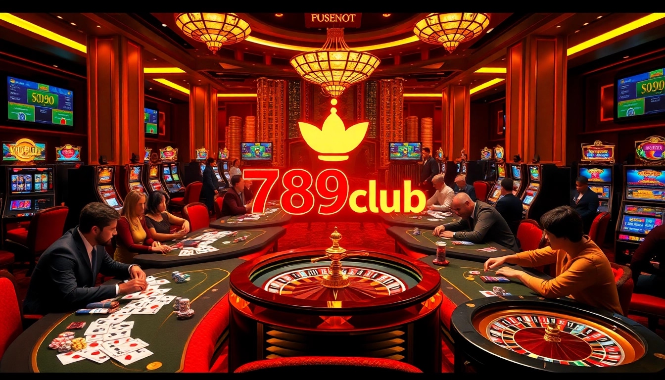 Experience a thrilling game at 789club with vibrant cards and poker chips on a luxury casino table.