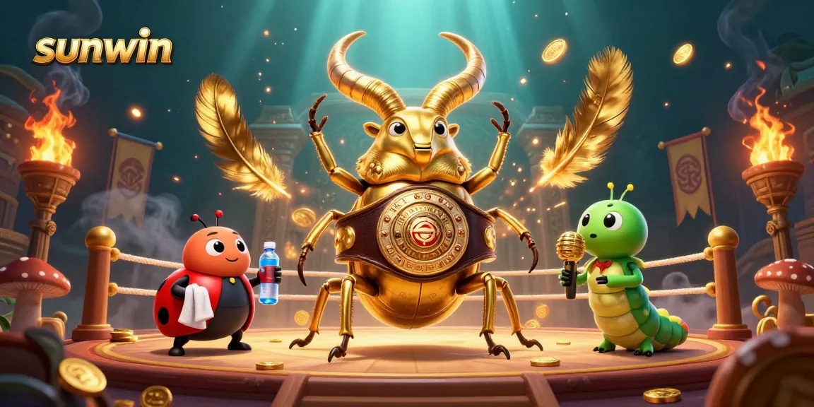 Experience the thrill of casino gaming with sunwin's vibrant 3D illustration featuring epic characters and dynamic elements.