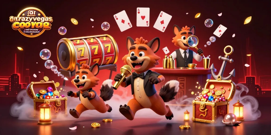 Enjoy thrilling moments at au.crazyvegas.com real money online blackjack with vibrant hyenas in action.