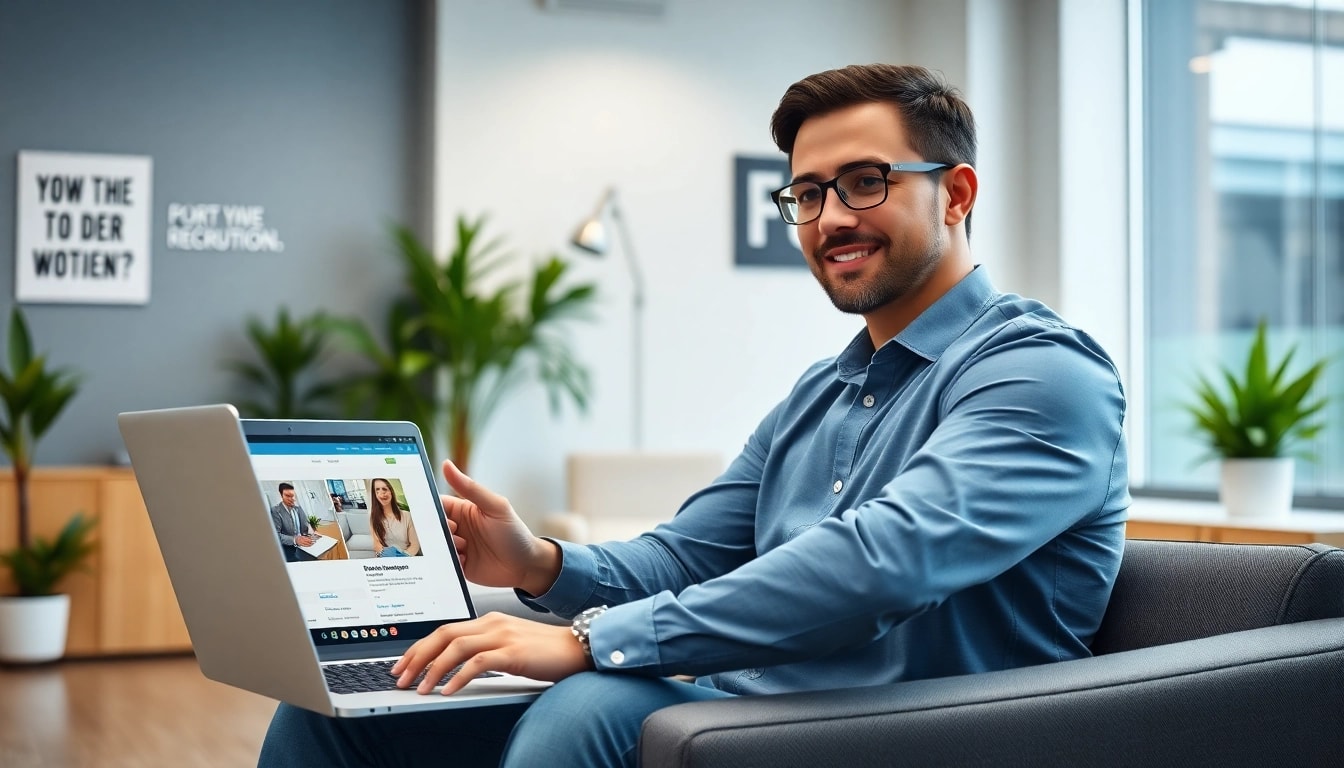 Erfolgreiche Personalvermittlung durch eine Beratung in einem modernen Büro.