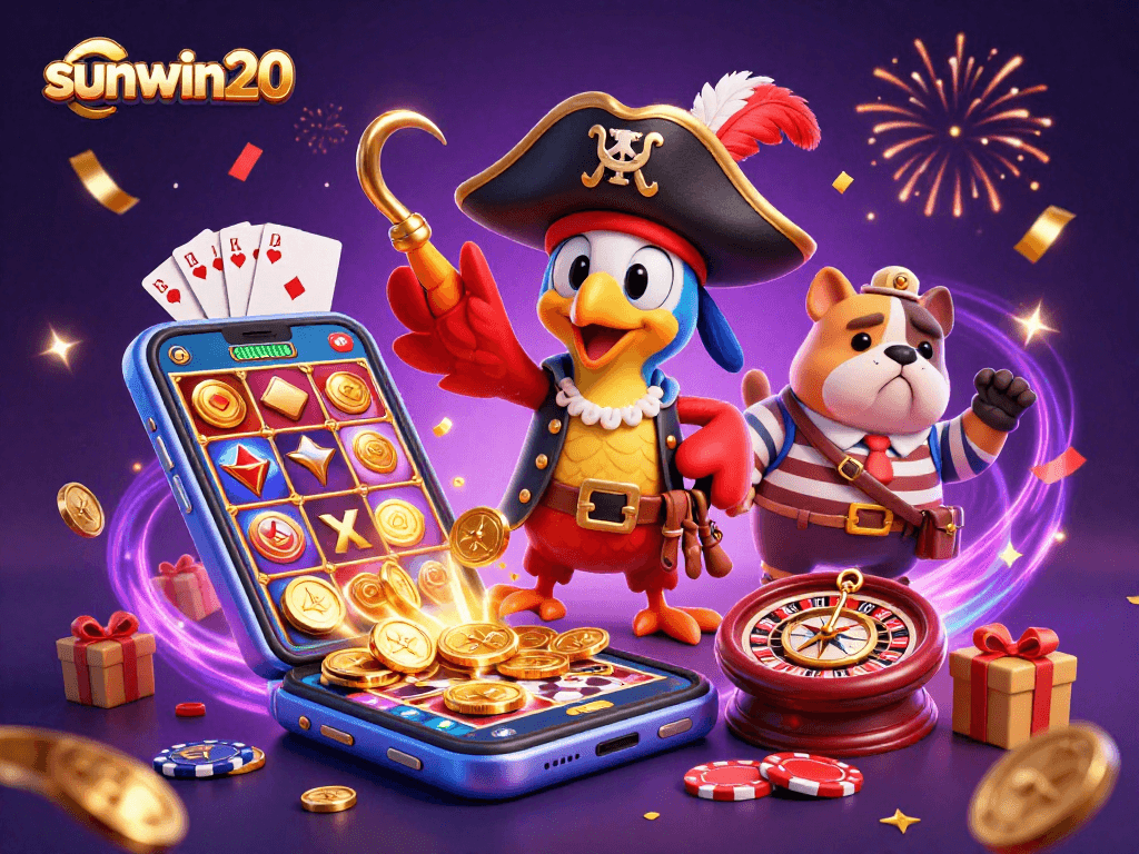 Play thrilling slot games at sunwin20 while enjoying a pirate-themed adventure.