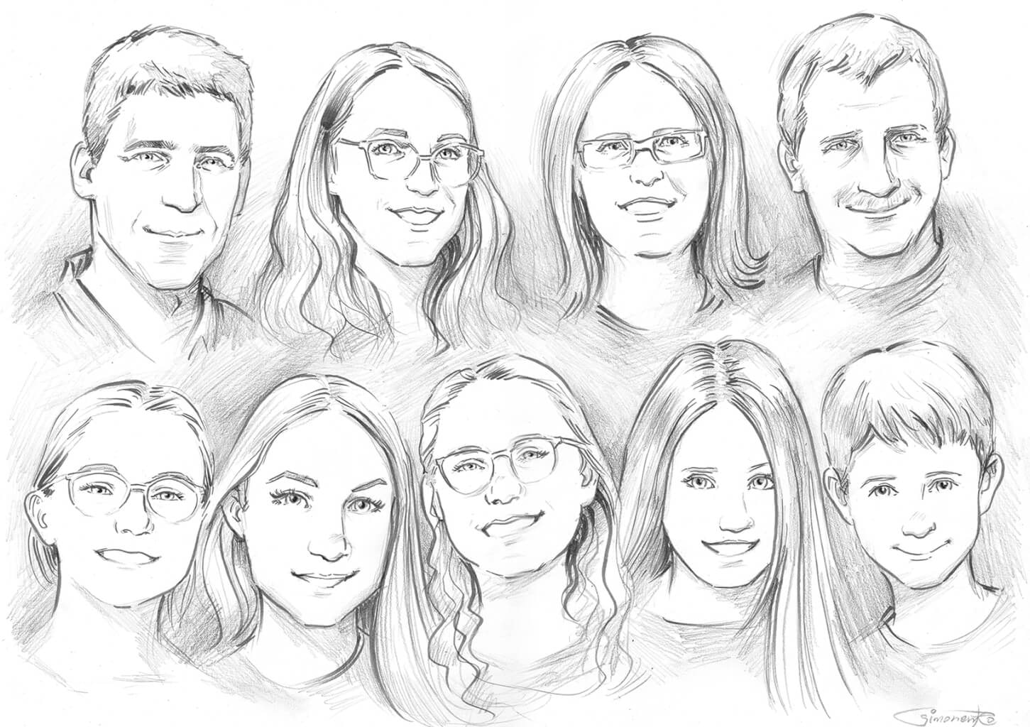 Dein Foto zeichnen lassen – Bestelle jetzt bei Families Portrait