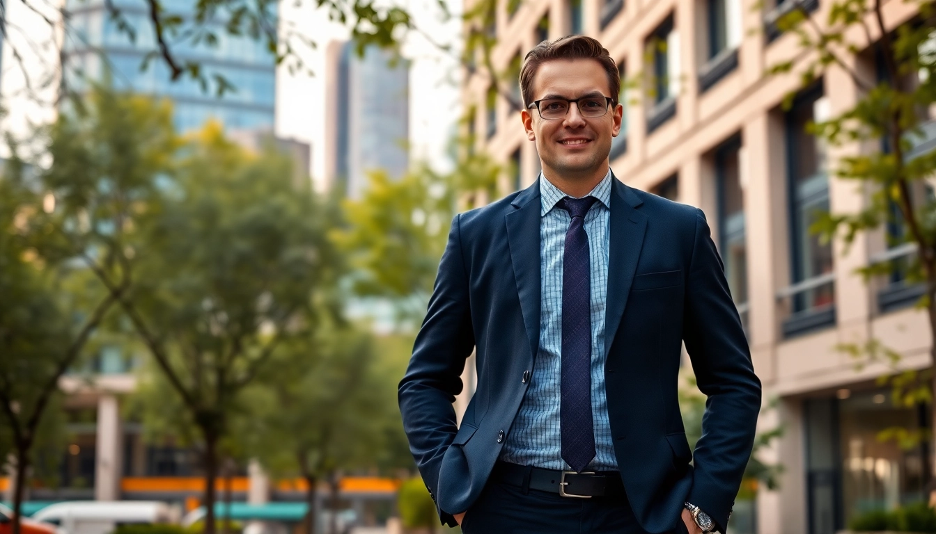 Professioneller Immobilienmakler Frankfurt Preungesheim in einer urbanen Umgebung.