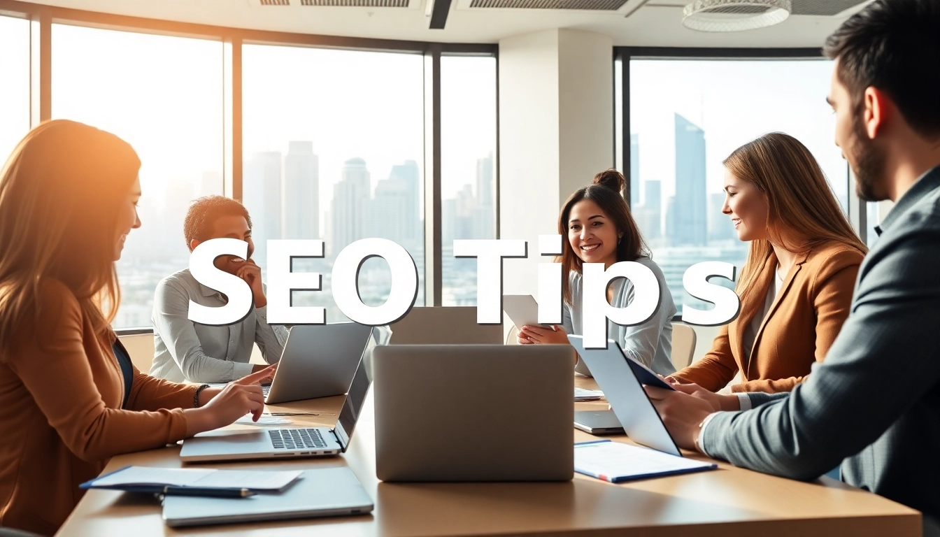 Optimiere deine SEO Tipps in einem modernen Büro mit motivierenden Strategien.