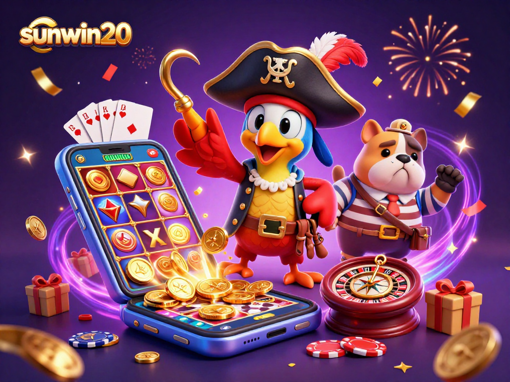 Play thrilling slot games at sunwin20 while enjoying a pirate-themed adventure.