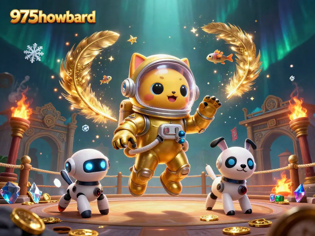 Explore the vibrant 975howard casino world with unique characters and golden elements!