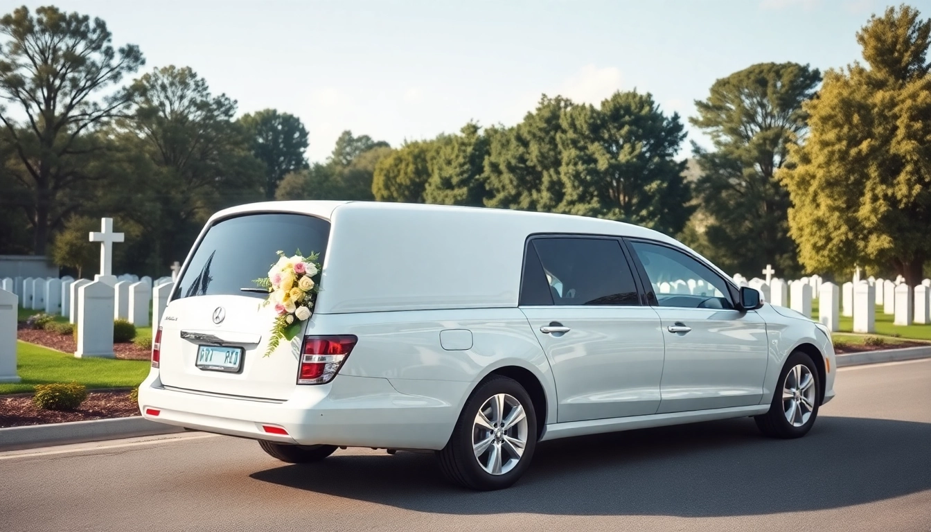 Transport pokojnika Španija koristi elegantan voz za prevoz s cvjetnim aranžmanima.