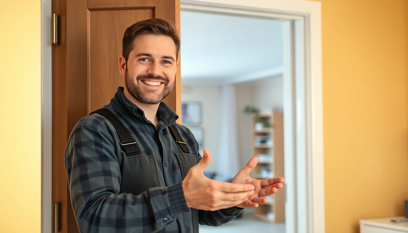 Schlüsseldienst Pforzheim öffnet beschädigungsfrei eine Tür mit professionellem Werkzeug.