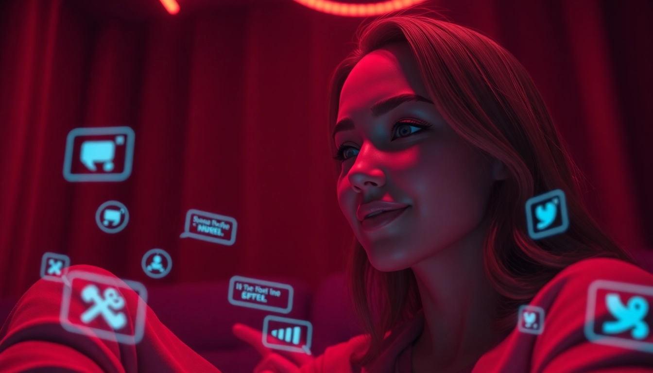 Engaging AI chat sex interaction with a lifelike digital character in a cozy virtual space.