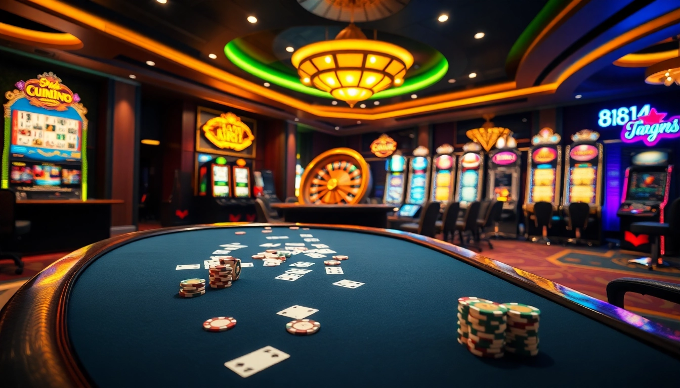 Experience the excitement of 88i nhà cái with poker games and vibrant casino elements.