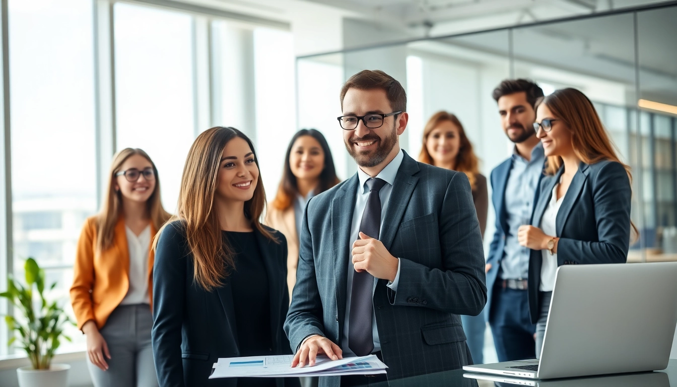 Headhunter Schweiz bietet individuelle Karriereberatung in einem modernen Büro.