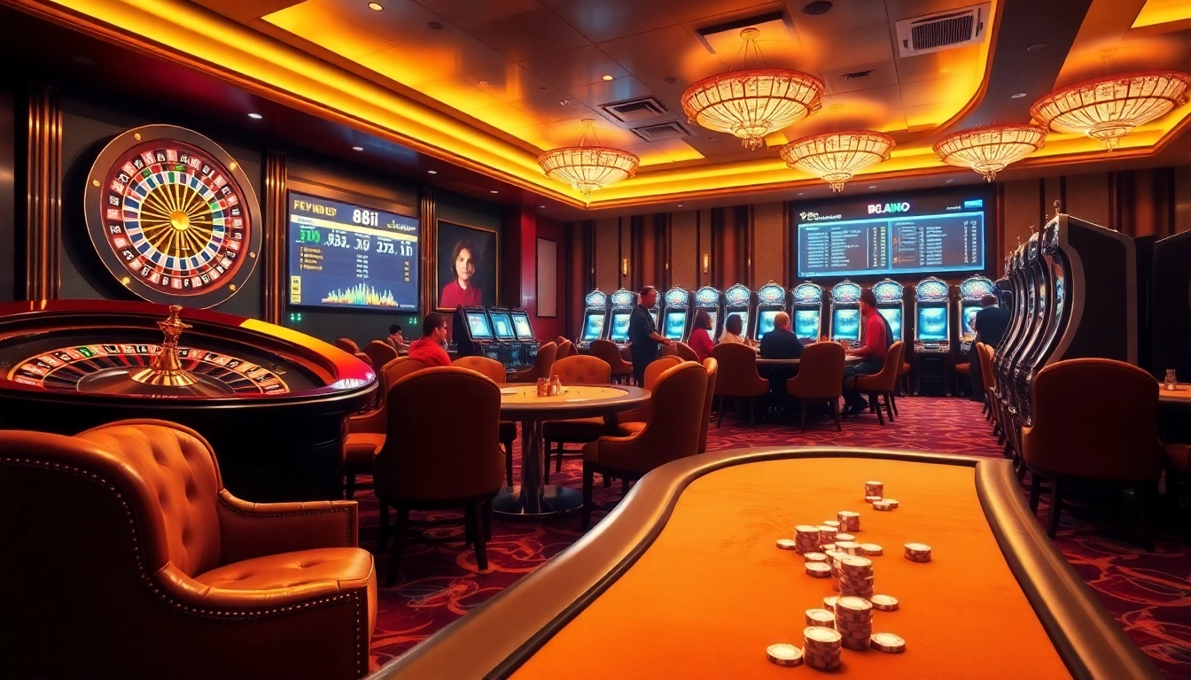 Experience thrilling gameplay at 88i with poker, roulette, and vibrant slot machines.