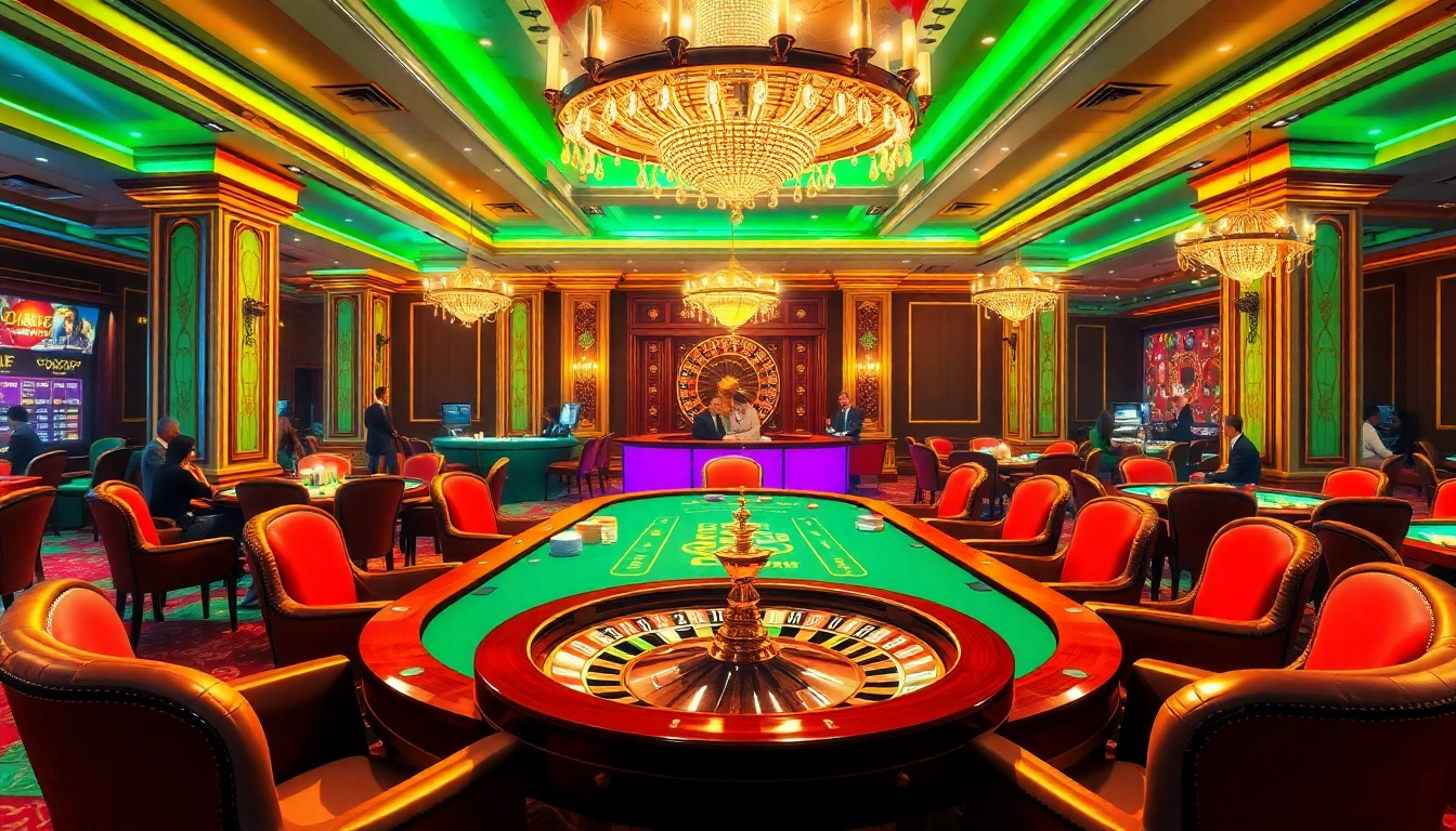 Experience high-stakes gaming at s8.com with vibrant casino tables and exciting poker action.