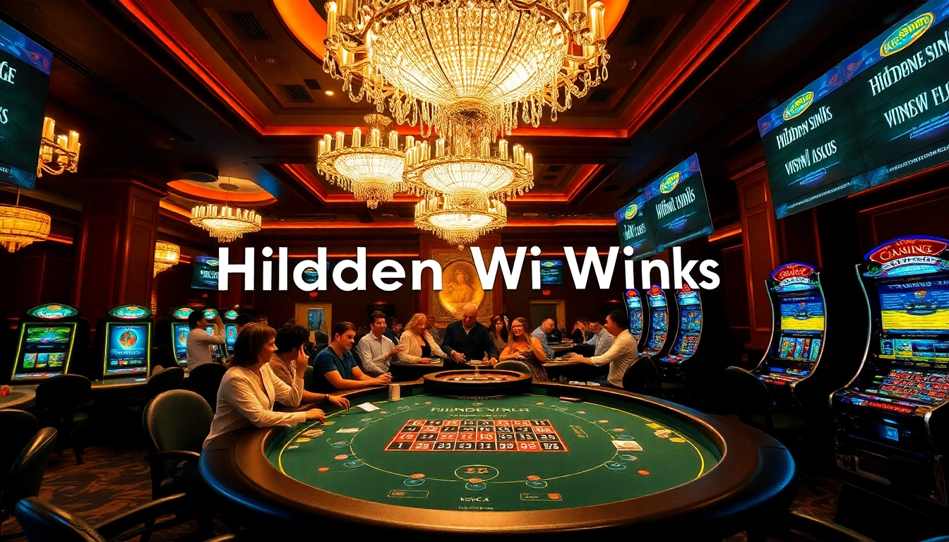 Exciting casino scene with players at the blackjack table exploring hidden wiki links.
